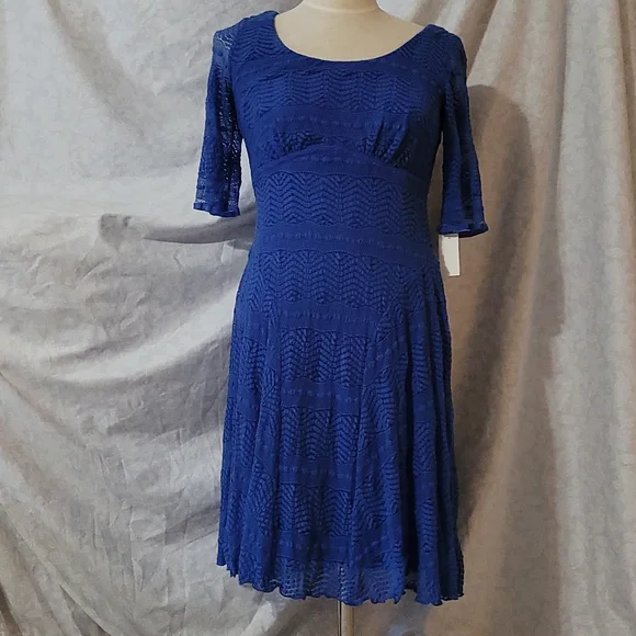 Rabbit Rabbit Rabbit Dresses | Rabbit Rabbit Rabbit Blue Lace Dress New Sz 6 | Color: Blue | Size: 6 | A9851's Closet